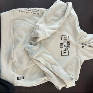 Baseball 101 lifestyle Hoodie with Black Text